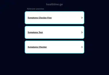 Screenshot of healthline.ge