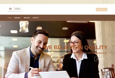 Screenshot of hec.ge