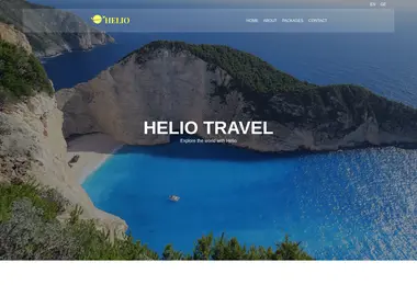Screenshot of heliotravel.ge