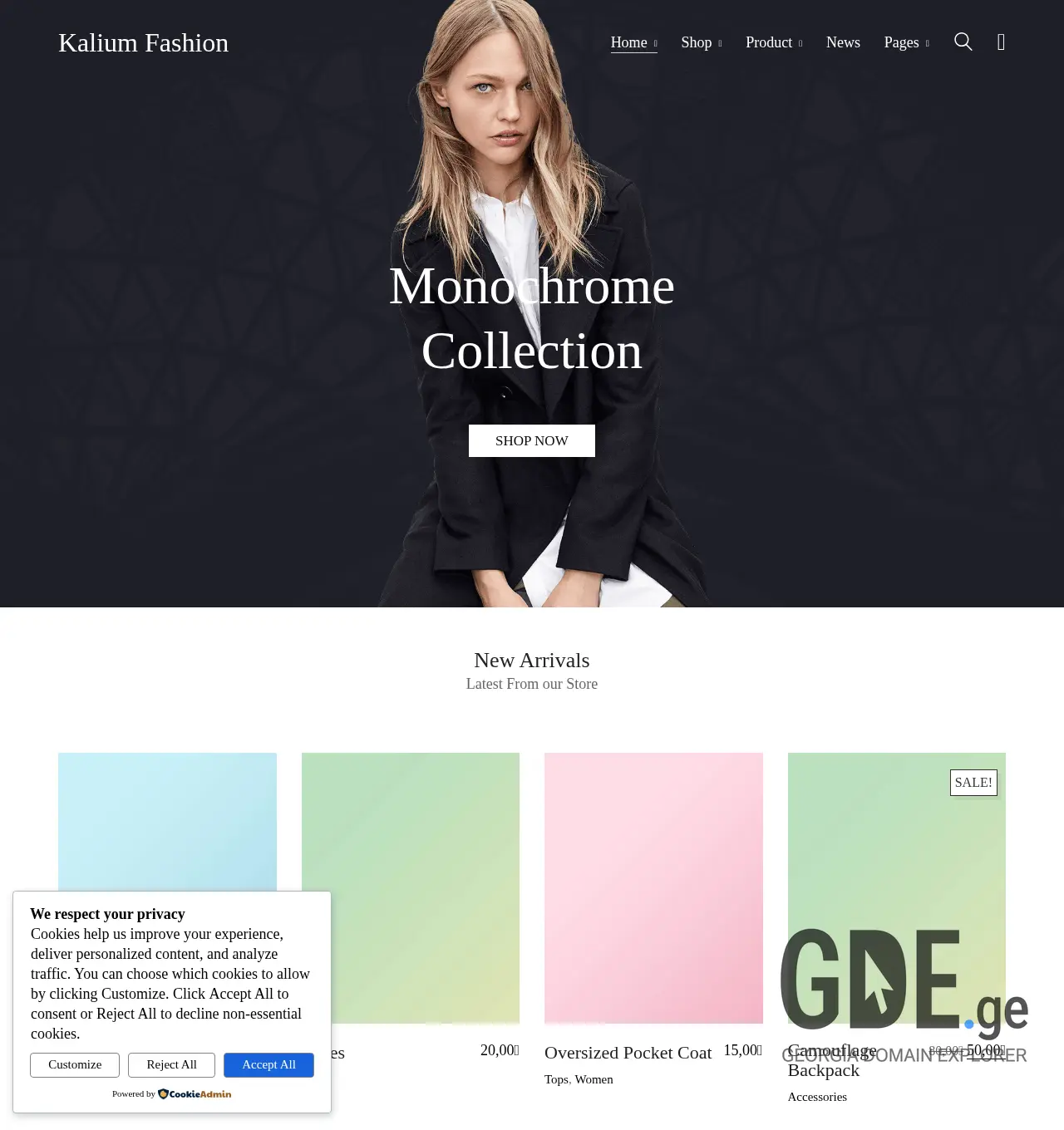 Screenshot of the site hellopop.ge at 2025-12-06