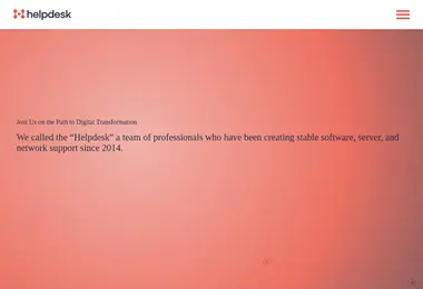 Screenshot of helpdesk.ge