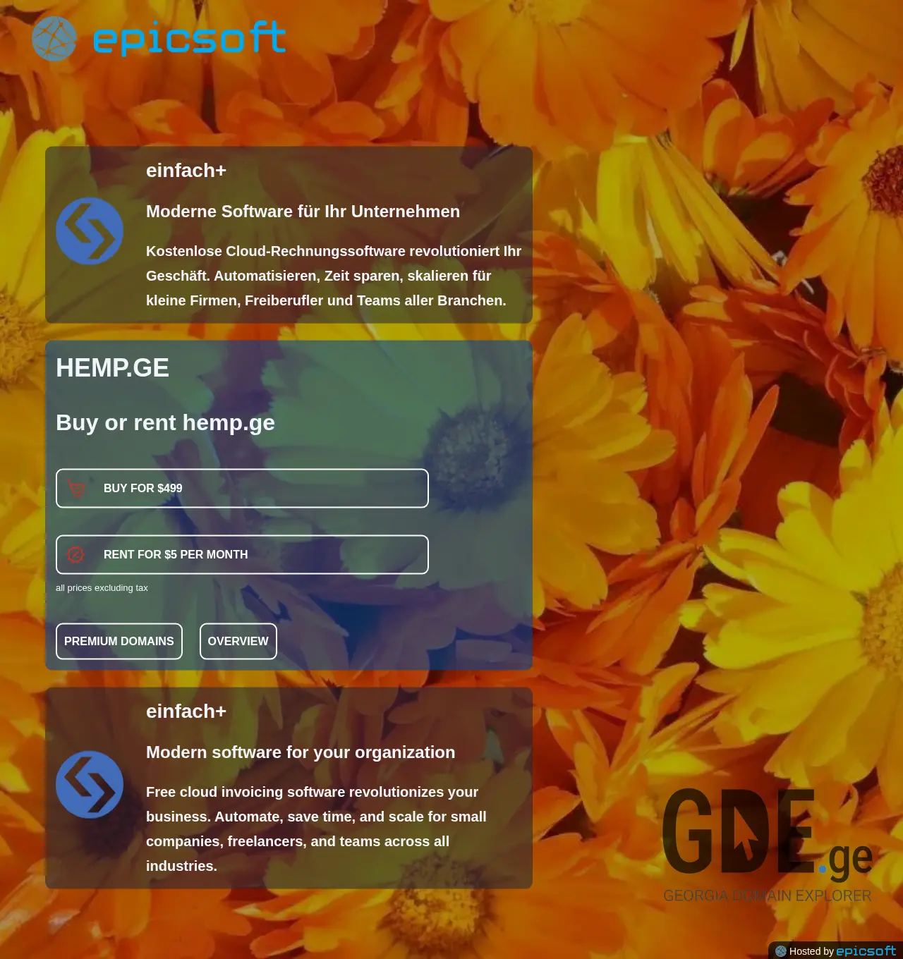 Screenshot of the site hemp.ge at 2025-11-30