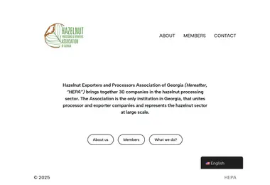 Screenshot of hepa.ge