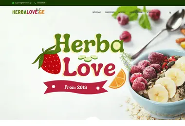 herbalove.ge-ის ეკრანის სურათი