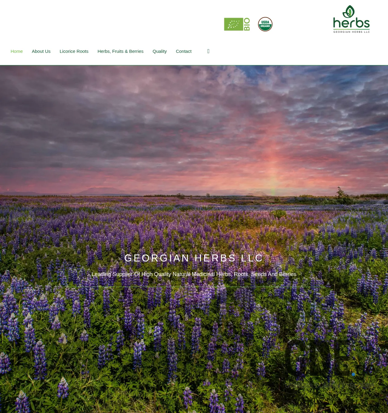 Screenshot of the site herbs.ge at 2025-11-29