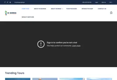 Screenshot of higeorgia.ge