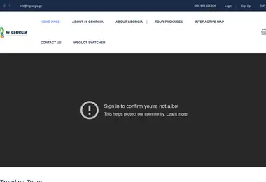 Screenshot of higeorgia.ge