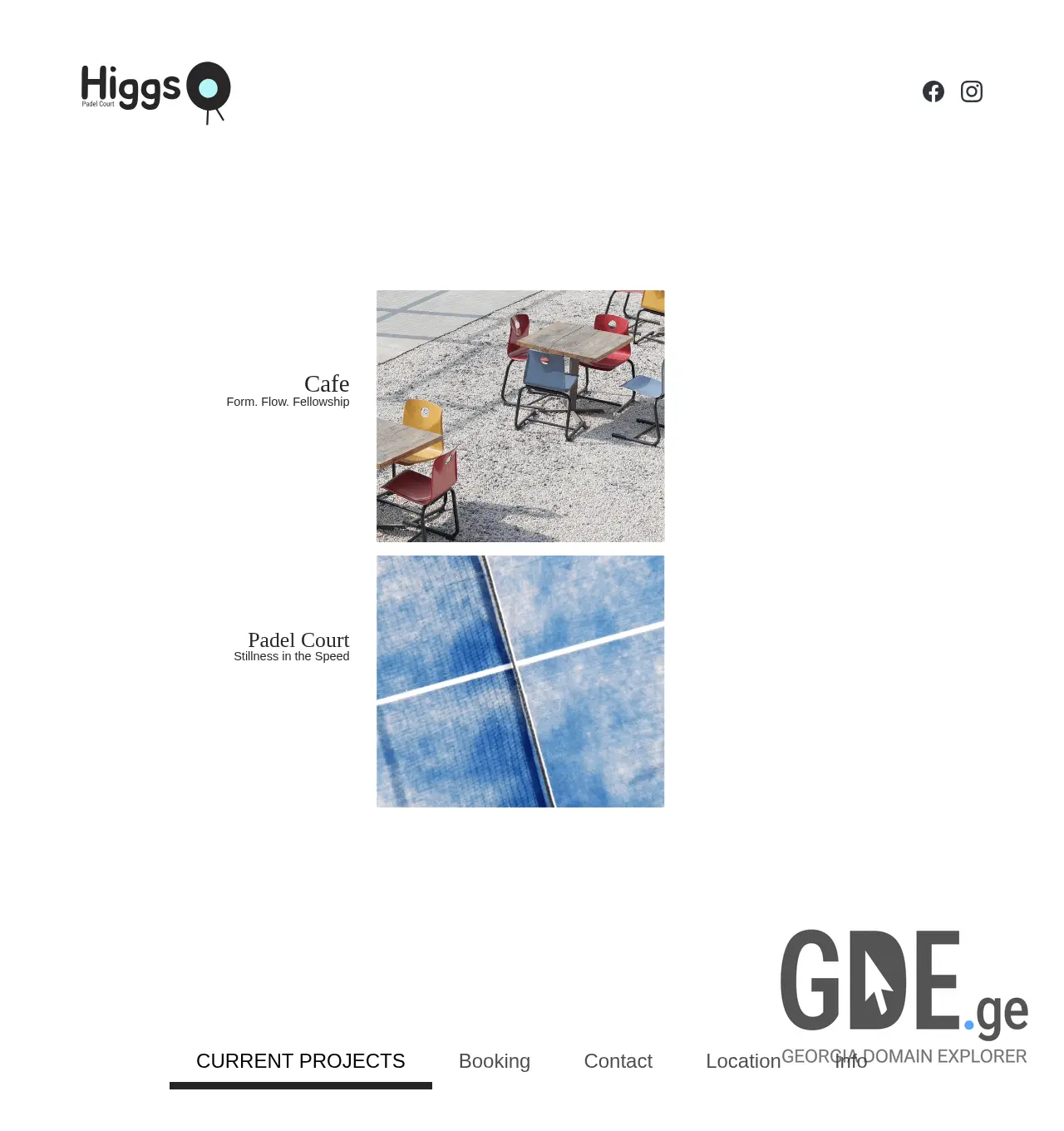 Screenshot of the site higgs.ge at 2025-12-06