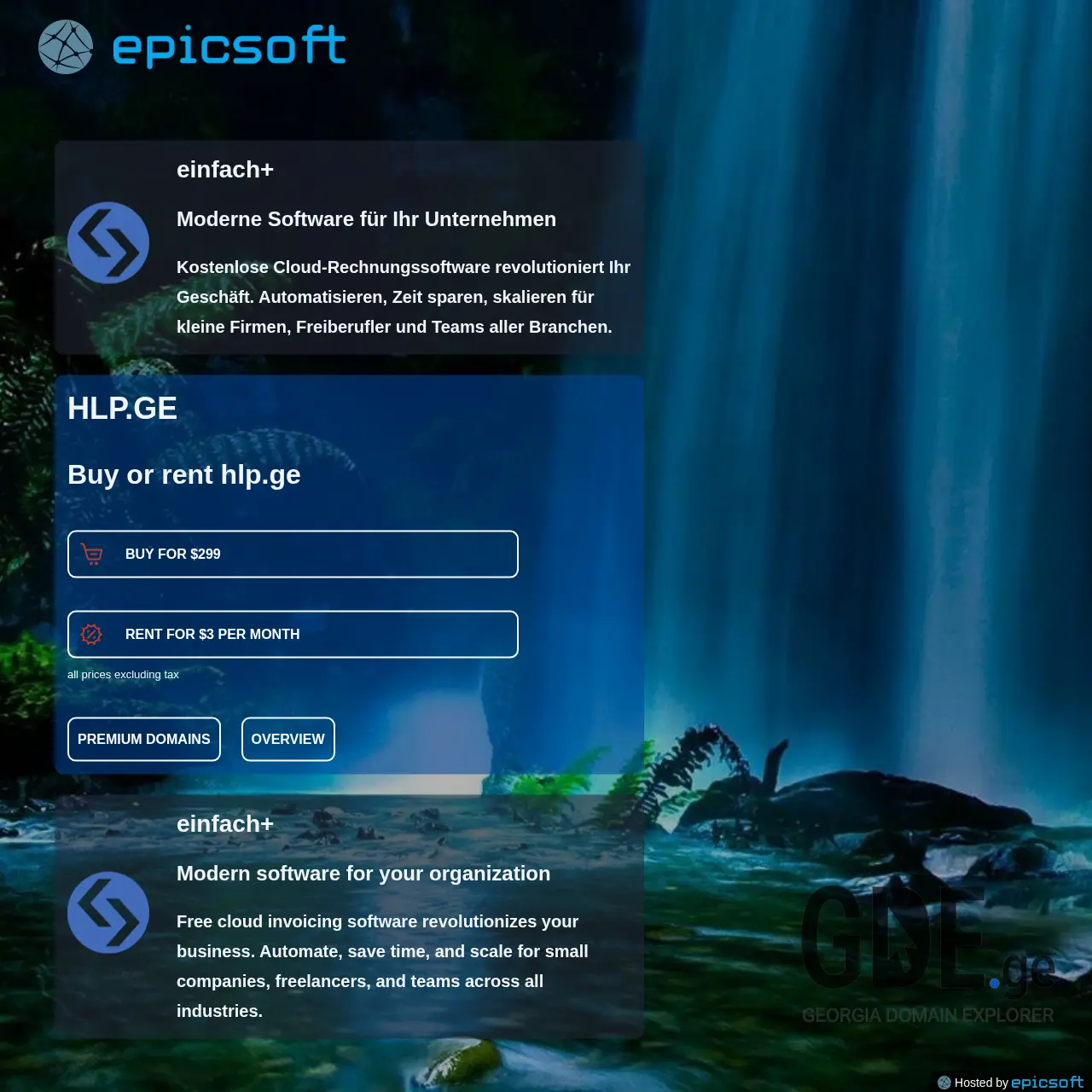 Screenshot of the site hlp.ge at 2025-12-10