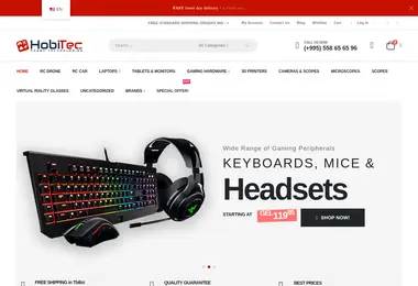 Screenshot of hobitec.ge