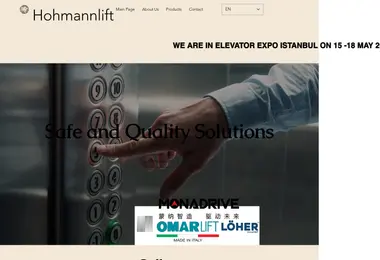 Screenshot of hohmannlift.ge