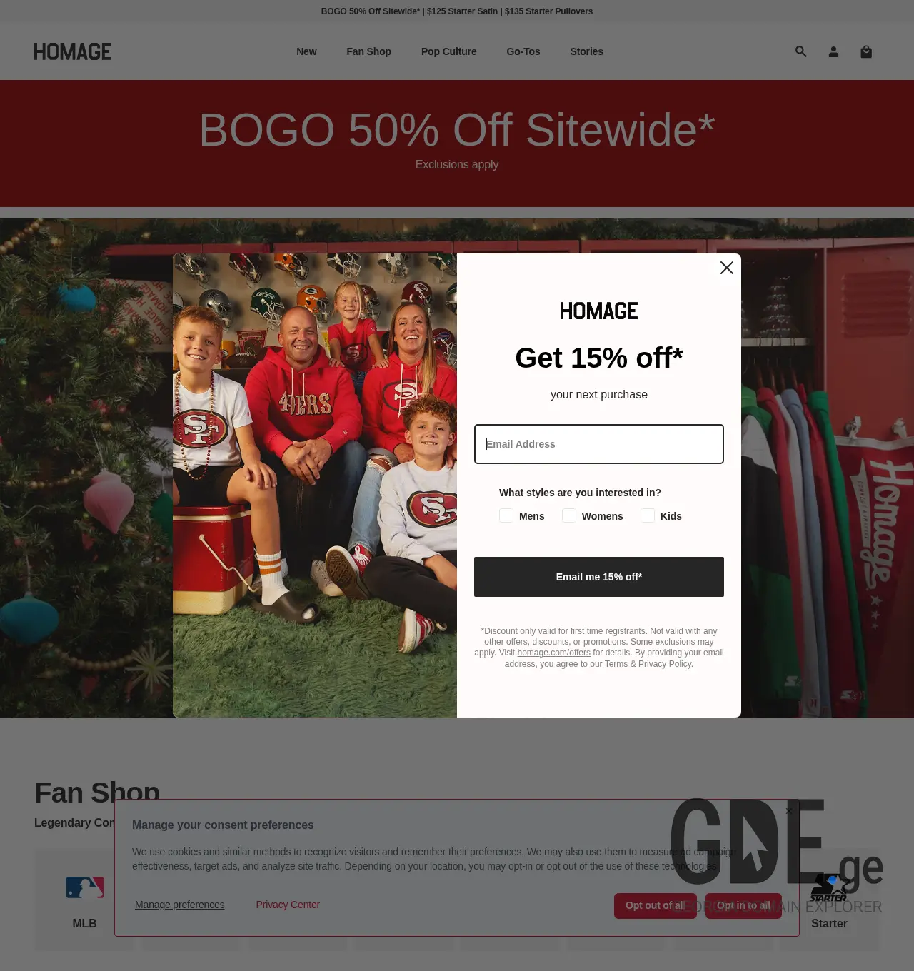 Screenshot of the site homa.ge at 2025-11-29