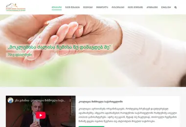 Screenshot of home-care.ge