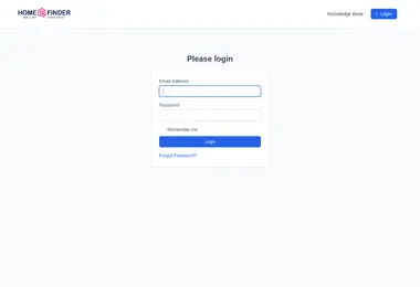 Screenshot of homefinder.ge