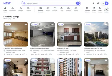 Screenshot of homespot.ge