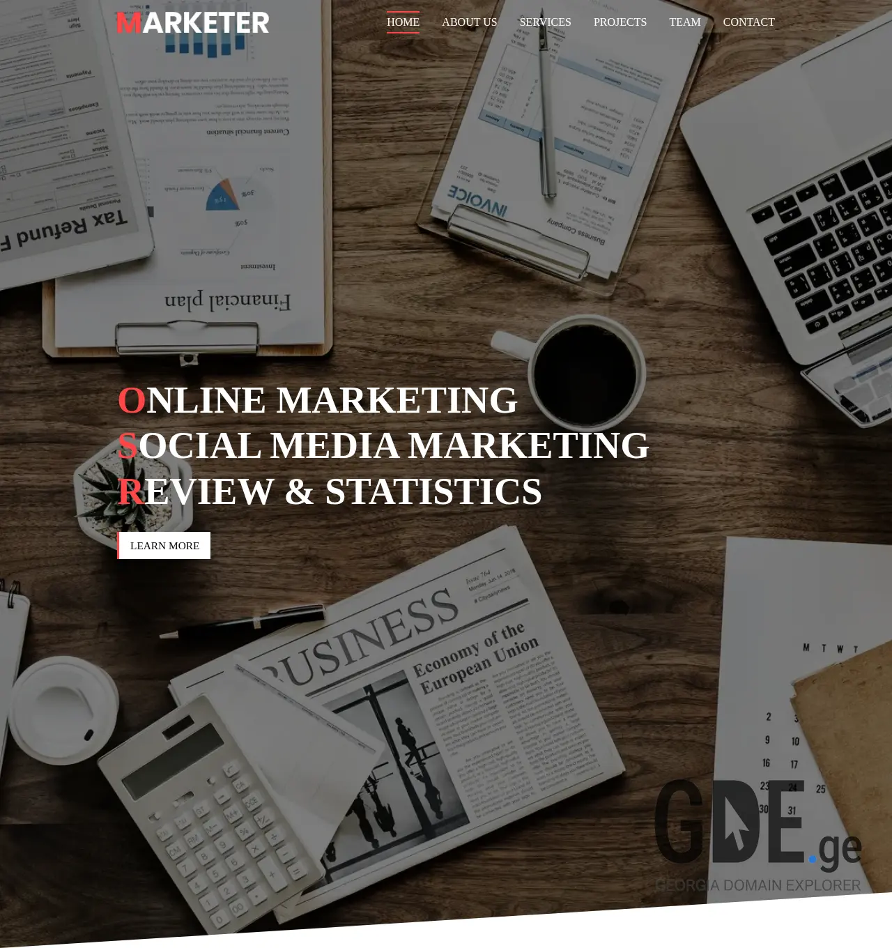 Screenshot of the site honeypot.ge at 2025-12-01