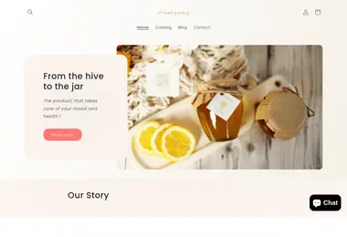honeyway.ge-ის ეკრანის სურათი