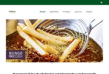 Screenshot of horeca-service.ge
