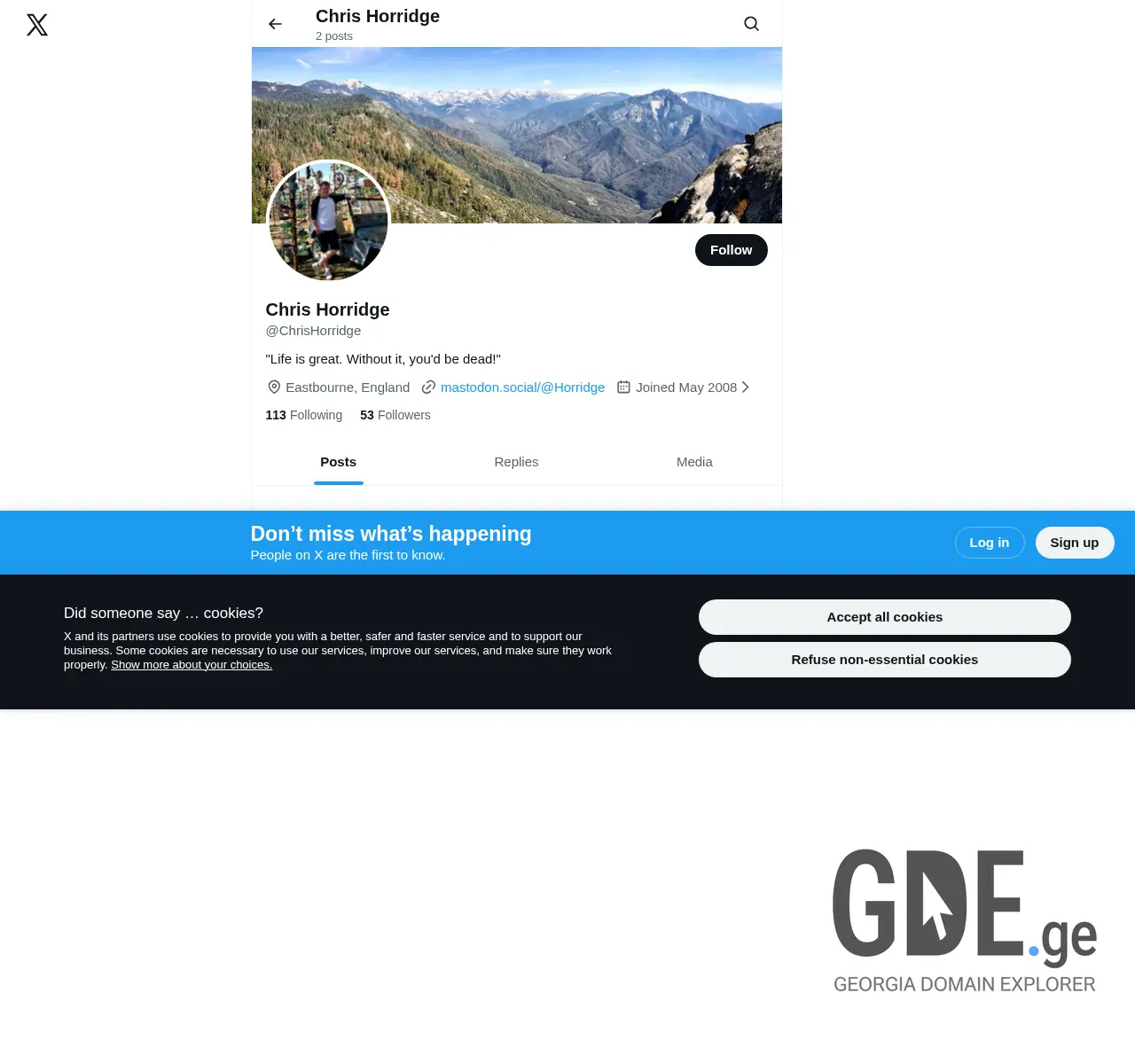 Screenshot of the site horrid.ge at 2025-11-26