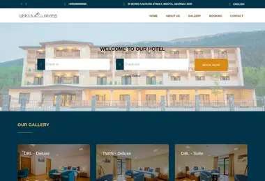 Screenshot of hotel-gistola.ge