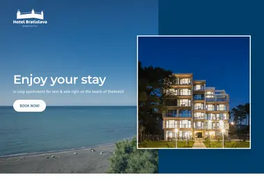 Скриншот hotelbratislava.ge