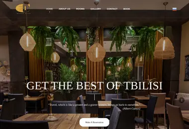 Screenshot of hotelcity.ge