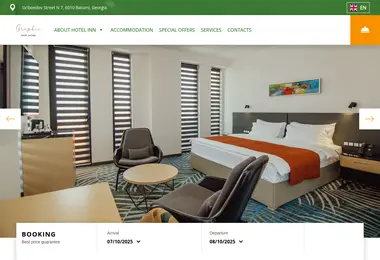 Screenshot of hotelgraphic.ge