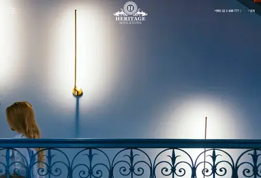 Screenshot of hotelheritage.ge
