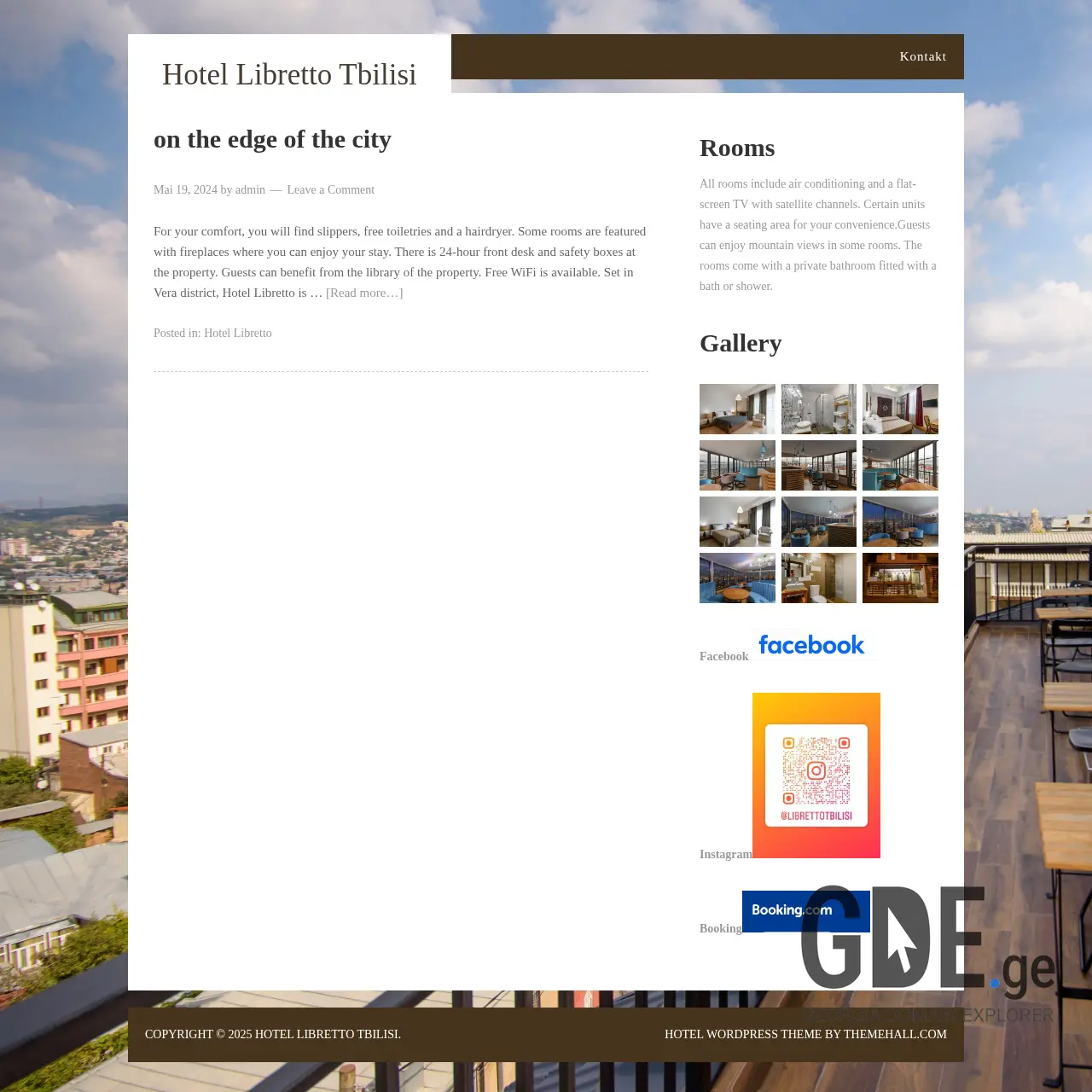 Screenshot of the site hotellibretto.ge at 2025-12-10