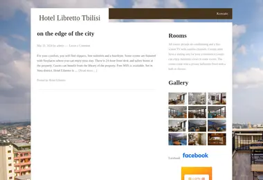 Screenshot of hotellibretto.ge