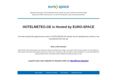 Скриншот hotelmeteo.ge