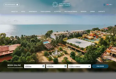 Screenshot of hoteloasis.ge