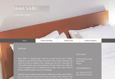 Screenshot of hotelsabu.ge