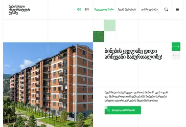 Screenshot of houseuni.ge