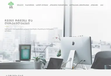 Скриншот hrdg.ge