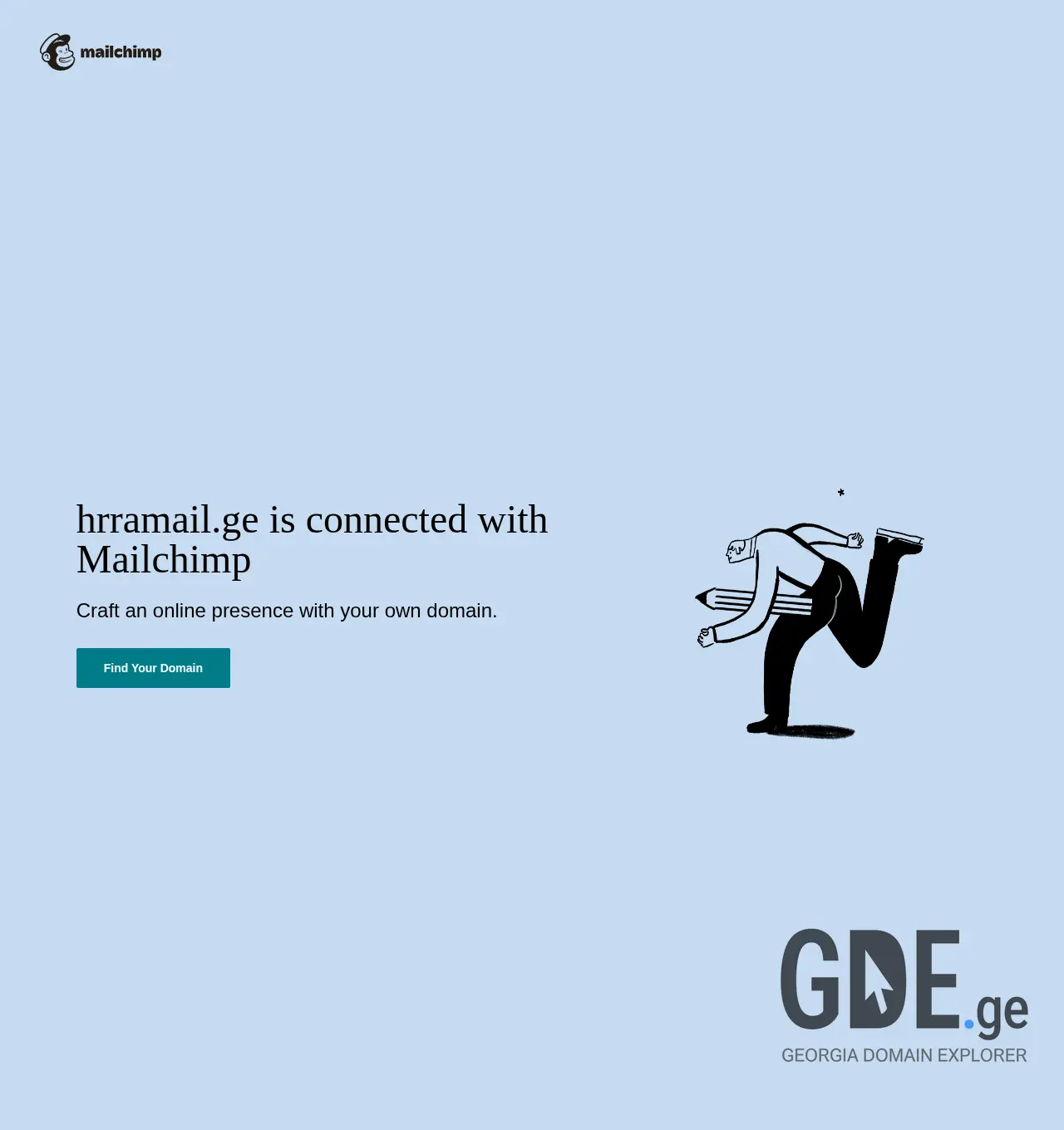 Screenshot of the site hrramail.ge at 2025-11-30