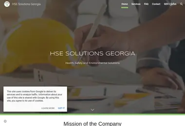 Screenshot of hsesolutions.ge