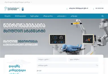 Screenshot of htmc-neuro.ge