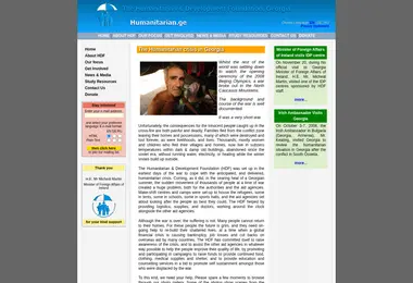 Screenshot of humanitarian.ge