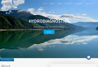 Screenshot of hydrodiagnostics.ge