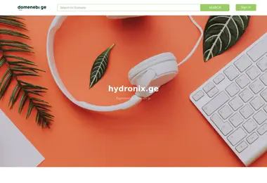 Screenshot of hydronix.ge