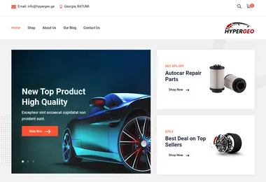Screenshot of hypergeo.ge
