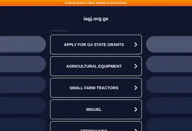 Screenshot of iagj.org.ge