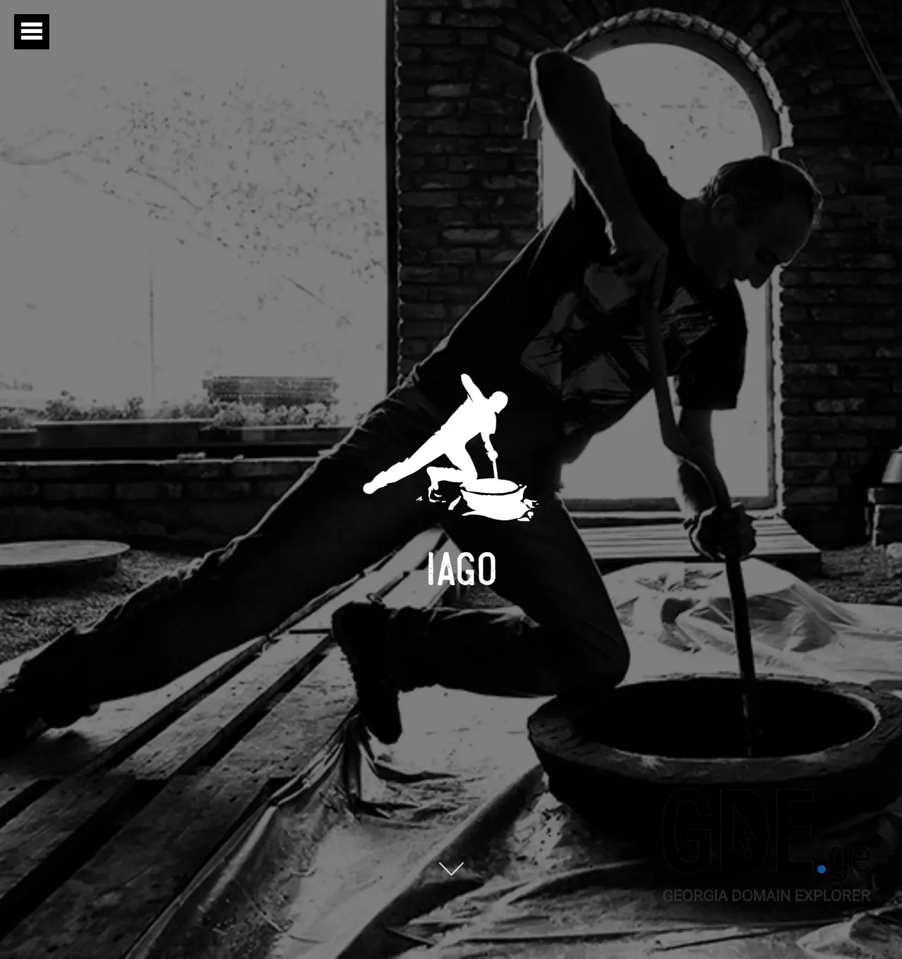 Screenshot of the site iago.ge at 2025-12-02