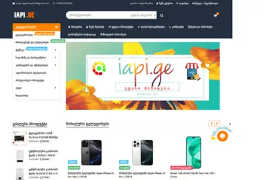 Screenshot of iapi.ge