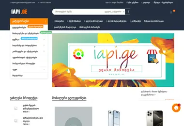 Screenshot of iapi.ge