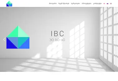Screenshot of ibc.ge