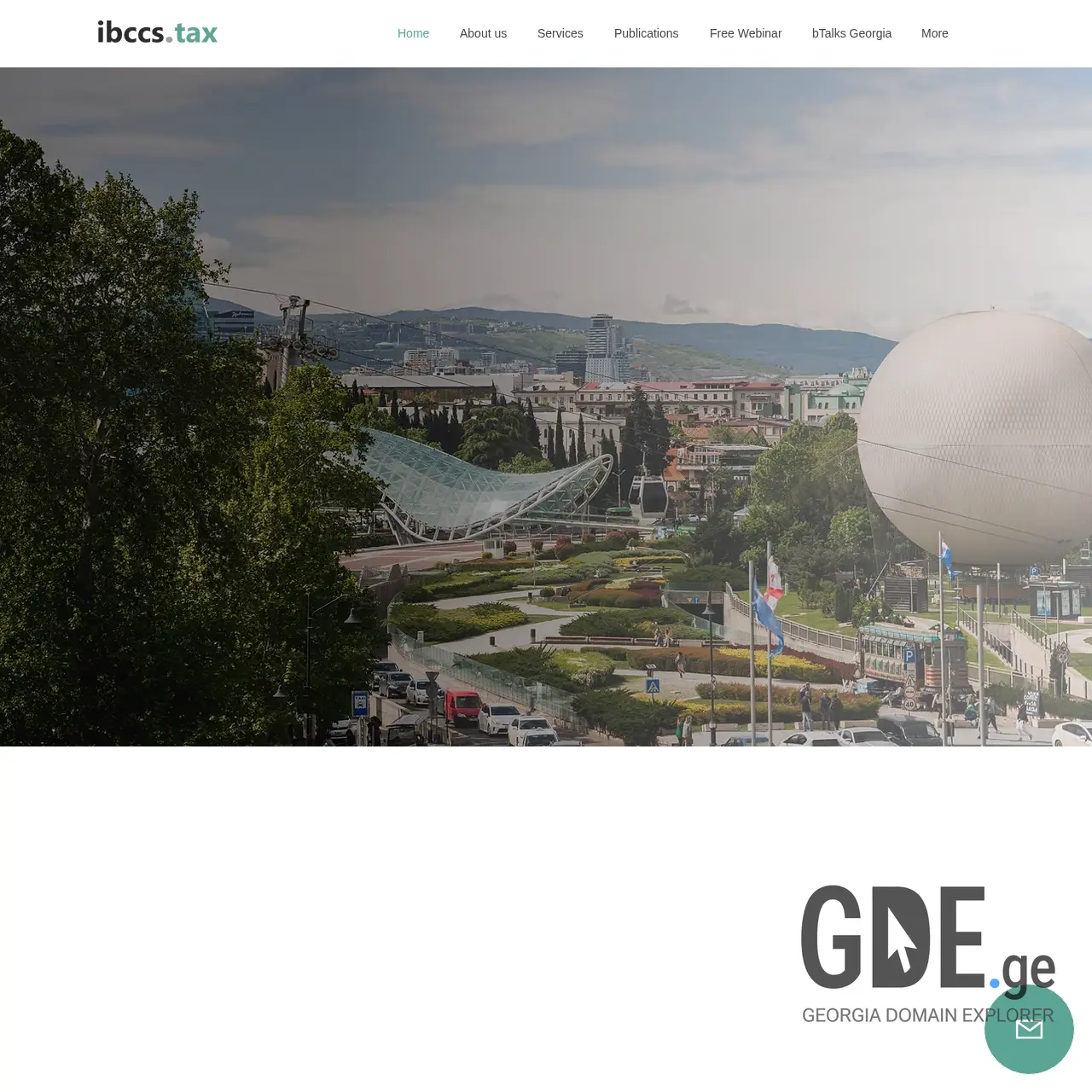 Screenshot of the site ibccs.ge at 2025-12-10