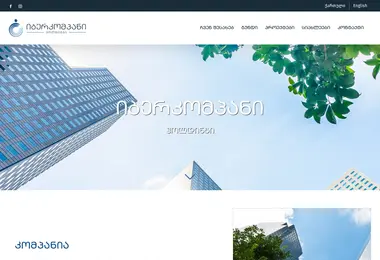 Screenshot of ibercompany.ge