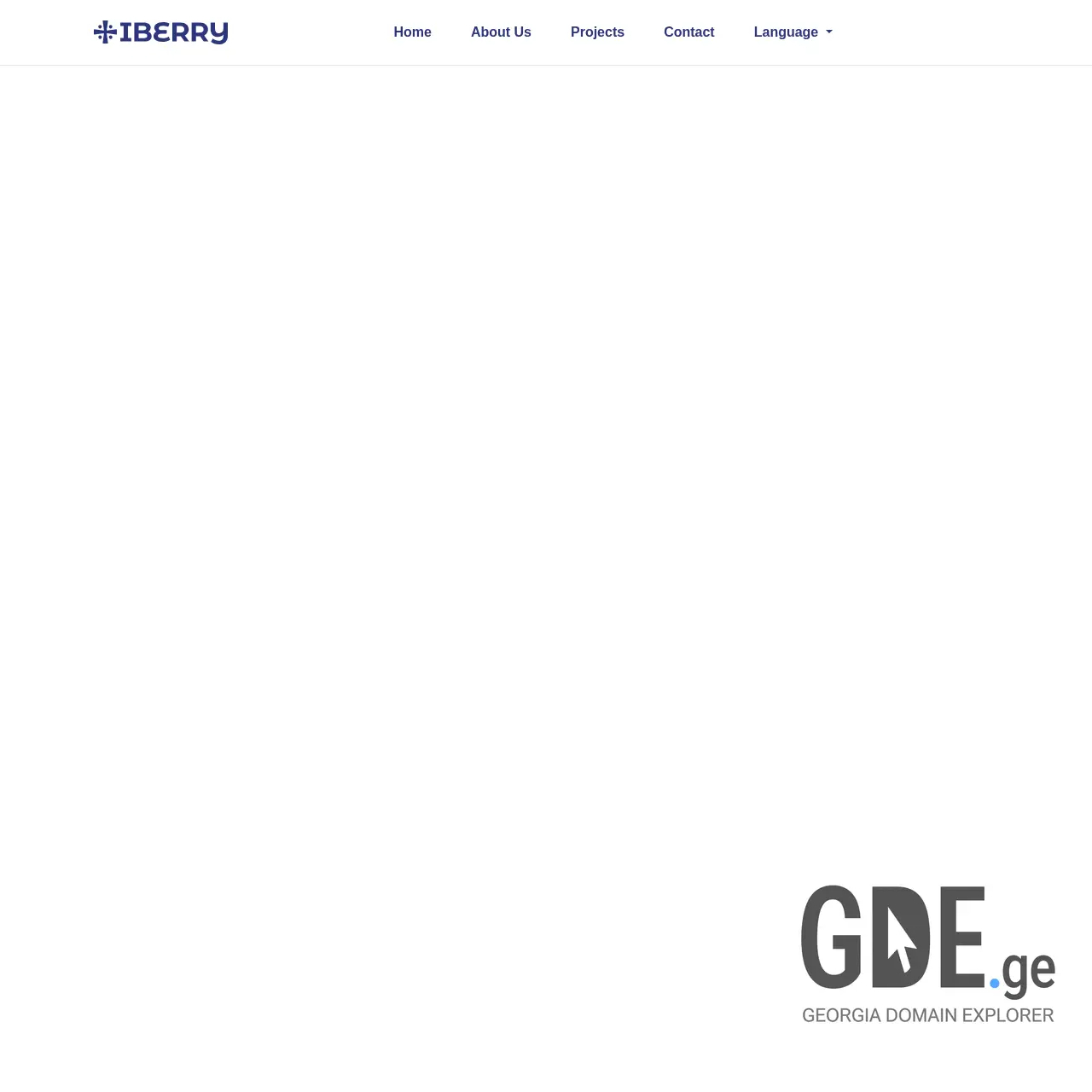 Screenshot of the site iberry.ge at 2025-12-10